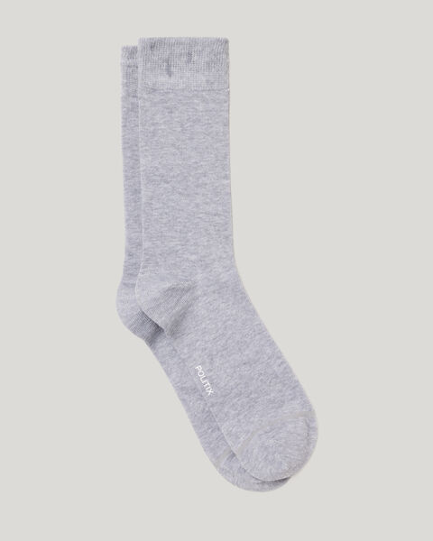 Australian Cotton Blended Sock, Grey Marle, hi-res